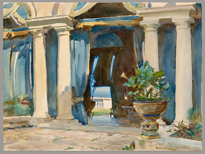 File:Sargent - The Patio, Vizcaya, 1917, 312.1996.jpg