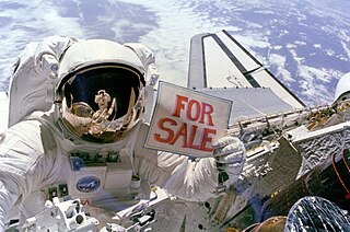 Space advertising Use of advertisements in outer space