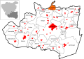 English: Location of Schenkenhorst in Gardelegen, Altmarkkreis Salzwedel in Saxony-Anhalt Deutsch: Lage der Ortschaft Schenkenhorst in der Hansestadt Gardelegen im Altmarkkreis Salzwedel in Sachsen-Anhalt