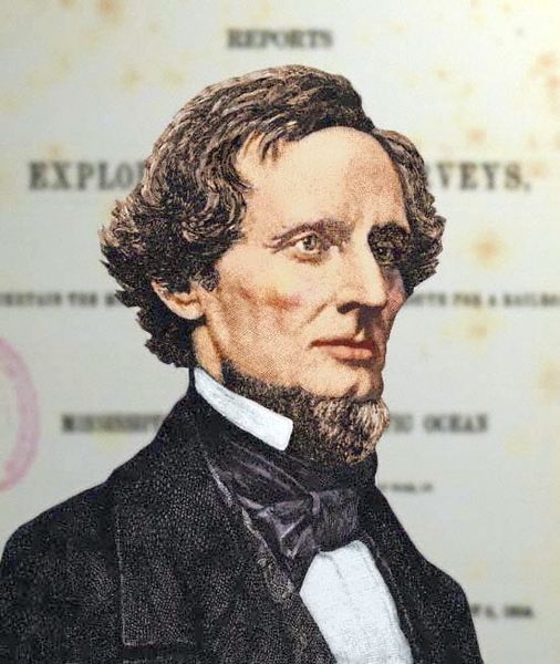 Exploration and surveys for the Pacific Railroad were carried out under the direction of Secretary of War Jefferson Davis