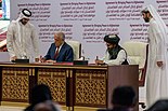 Secretary Pompeo Participates in a Signing Ceremony in Doha (49601220548).jpg