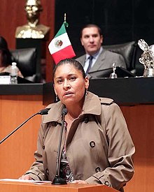 Senadora Ana Lilia Rivera Rivera en el pleno.jpg