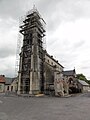 Kirche Saint-Rémi während der Restaurierung 2015