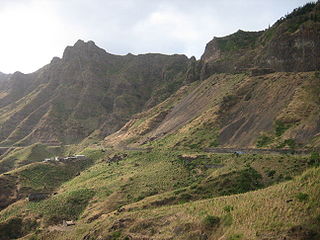 EN1-ST01 road in Cape Verde
