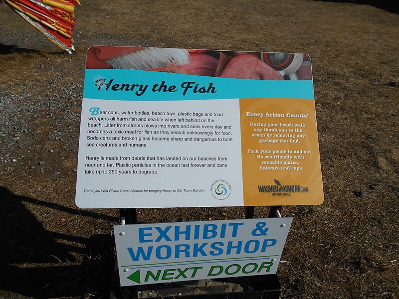 File:Sign about Henry the fish (21908034936).jpg