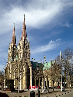 Skara Cathedral Church in Skara, Sweden