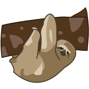 Sloth cartoon.svg