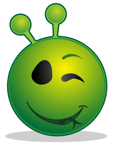 File:Smiley green alien wink.svg