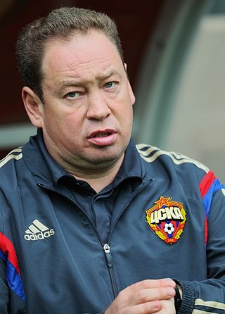 <span class="mw-page-title-main">Leonid Slutsky (football coach)</span> Russian football coach (born 1971)