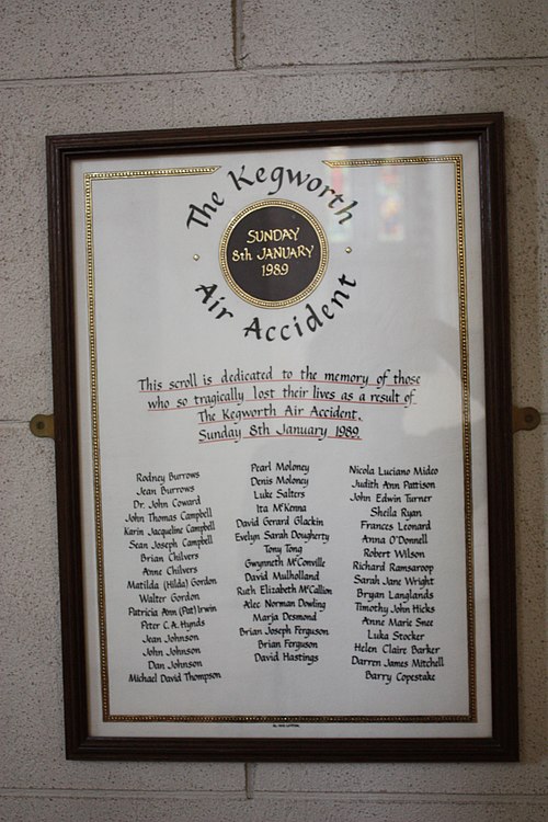 Memorial scroll in St Anne's Cathedral, Belfast