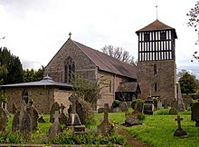 Church of Bartholomew in the Parish of Holmer and Shelwick St Bartholomew, Holmer - from the West - geograph.org.uk - 781645.jpg