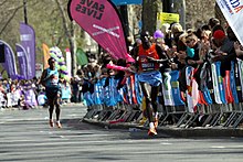 Stanley Biwott during 2013 London Marathon Stanley Biwott during 2013 London Marathon (1).JPG