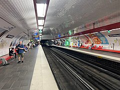 La station de la ligne 11.