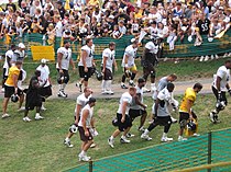 Steelers at training camp in Latrobe Steelerstrainingcamp.jpg