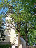 Dorfkirche Störmthal (church (with furnishings) and churchyard with enclosure, morgue and war memorial for those who fell in World War I)