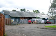 The old goods shed. Strathaven Central - old goods shed.JPG