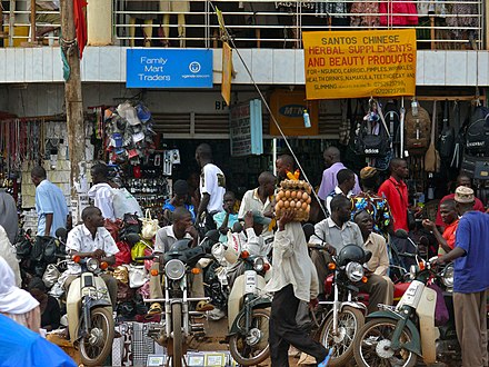 Street life in Entebbe