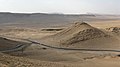 Road in the desert near Palmyra