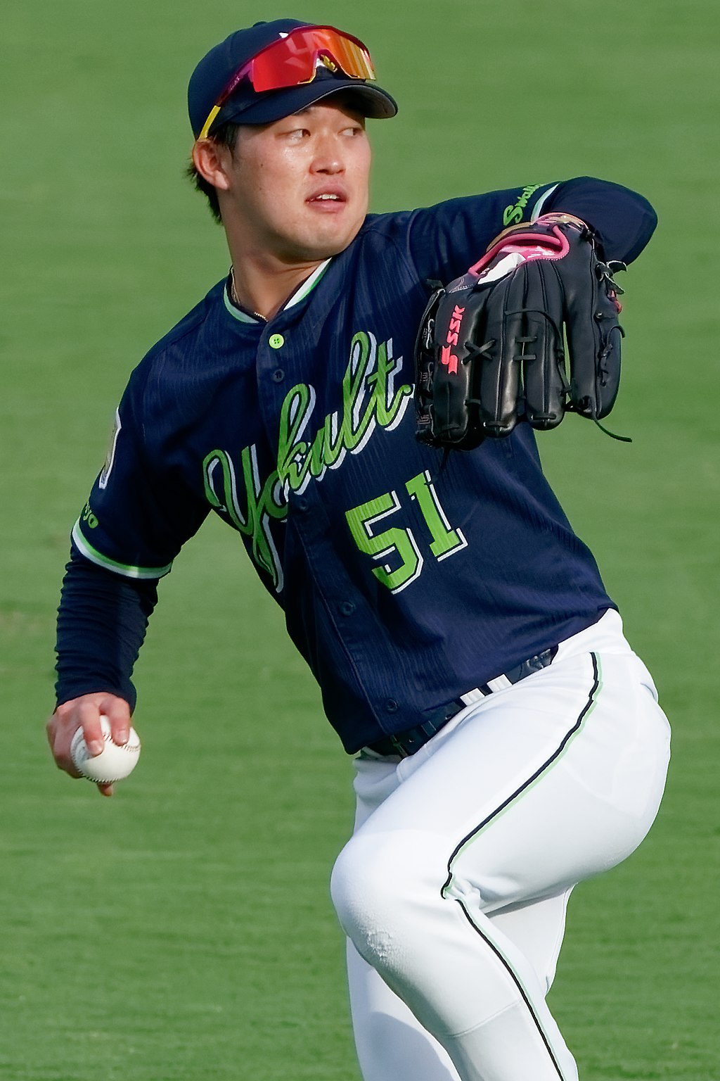 ヤクルトスワローズ　濱田選手実使用バット　支給品スポーツ