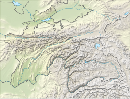 Istaravsjans läge i Tadzjikistan