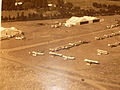 A la izquierda taller S y P año 1926 y a la derecha aeroclub argentino.