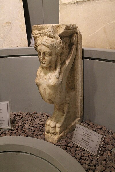 Sphinx table leg, Roman period in Tekirdağ Museum of Archaeology and Ethnography