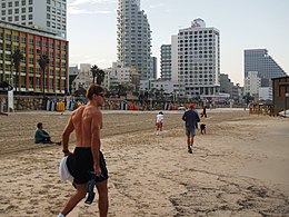 Πρωί στην παραλία του Τελ Αβίβ