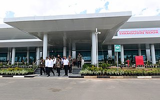 <span class="mw-page-title-main">Syamsudin Noor International Airport</span> Airport in Indonesia