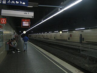 <span class="mw-page-title-main">Terrassa Rambla (Barcelona–Vallès Line)</span>