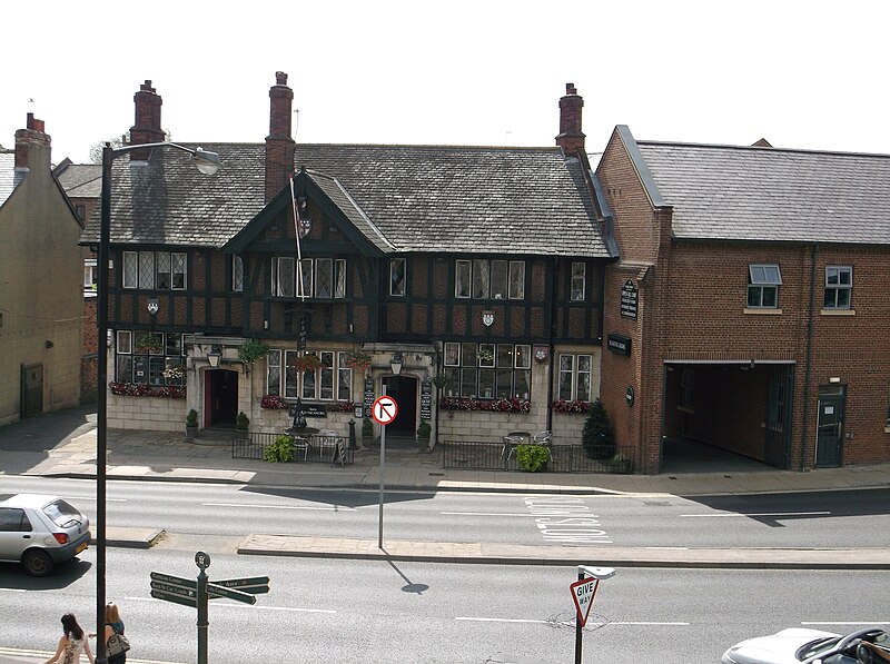 File:The Masons Arms from York city walls.JPG