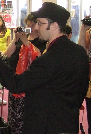 The Nerd and the Nostalgia Critic Face to Face (cropped).jpg