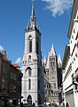 El beffroi de Tournai y la Catedral de Notre-Dame.