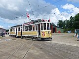 Tramstel KS 275 (bouwjaar 1907) en KS 1253 (bouwjaar 1909).