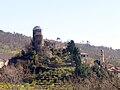 Panorama di Tresana, Toscana, Italia