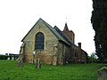 Tudeley - All Saints Church, picture taken from the cemetery behind the church