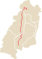 Hiking trail 0870 (red)