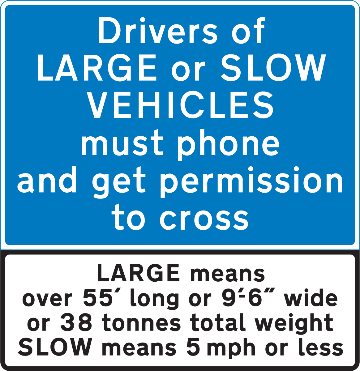 Slow vehicles sign. Slow meaning