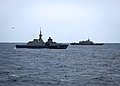 US Navy 100707-N-0260R-062 RSS Supreme (73) and USS Freedom (LCS 1) cruise in formation off the coast of Hawaii during Rim of the Pacific (RIMPAC) 2010 exercises.jpg