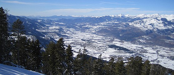 La vall del Segre a la Baixa Cerdanya i l'Alt Urgell.