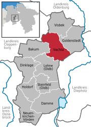 Vechta - Mapa