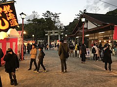 View in front of shrine