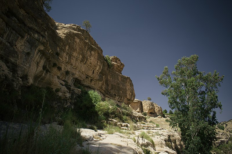 File:Views around Khenis archaeological site related to Assyrian king Sennacherib's aqueduct system 11.jpg