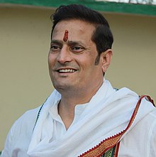 Vikas Upadhyay..President, District Congress Committee- Raipur City (cropped).jpg