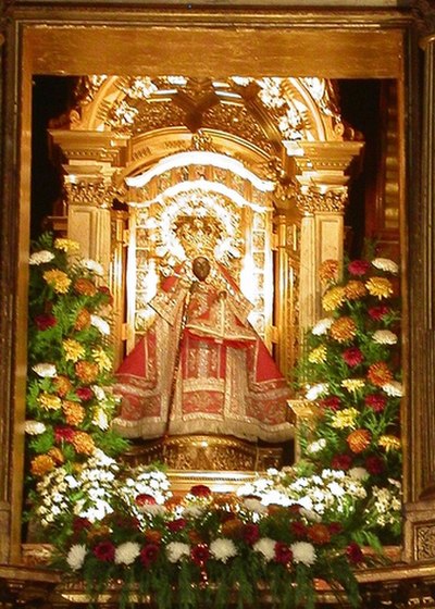Our Lady of Guadalupe in the Monastery of Santa María de Guadalupe, after whom the island gets its name