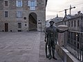 * Nomination Statue of the local figure "Celedón" at the Old Town. Vitoria-Gasteiz, Basque Country, Spain --Basotxerri 20:00, 23 February 2017 (UTC) * Promotion Nice DoF and perspective --Daniel Case 20:38, 23 February 2017 (UTC)