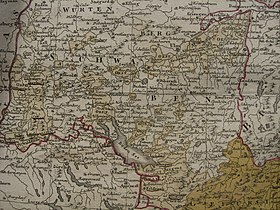 Karta Prednje Austrije