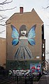 "Butterfly" von Michelle Tombolini, 2015, Krossener Straße 36, Berlin-Friedrichshain, Deutschland