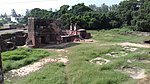 Aam Khas Bagh, Sirhind: Fountain channels with fountain, flower Beds, falls etc. in front of Hamam, Naugharana and Sardkhana