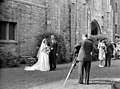 Wedding photographer at work, 1945