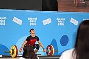 Deutsch: Gewichtheben bei den Olympischen Jugendspielen 2018; Tag 2, 10. Oktober 2018; Jungen 62 kg English: Weightlifting at the 2018 Summer Youth Olympics at 8 October 2018 – Boys' 62 kg